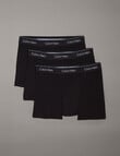 Calvin Klein Relaxed Cotton Stretch Trunk, 3-Pack, Black product photo