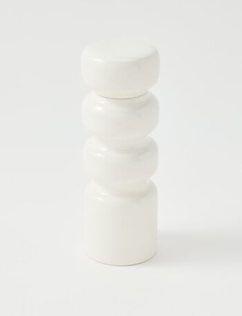 Salt&Pepper Grind Salt & Pepper Grinder, White, 17.5cm product photo