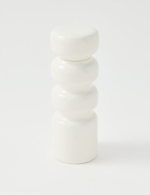 Salt&Pepper Grind Salt & Pepper Grinder, White, 17.5cm product photo