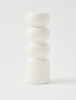 Salt&Pepper Grind Salt & Pepper Grinder, White, 17.5cm product photo View 02 S