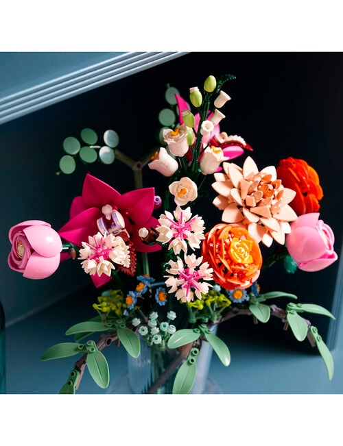 LEGO Botanicals Pretty Pink Flower Bouquet, 10342 product photo View 06 L