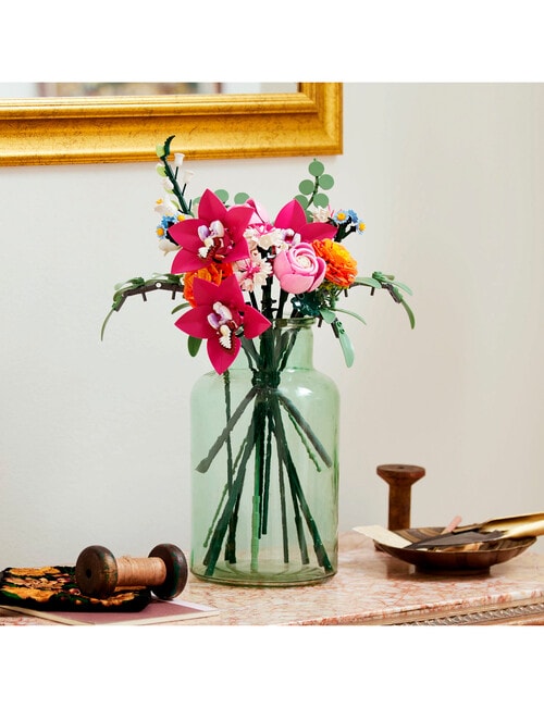 LEGO Botanicals Pretty Pink Flower Bouquet, 10342 product photo View 10 L