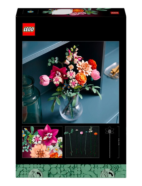 LEGO Botanicals Pretty Pink Flower Bouquet, 10342 product photo View 12 L