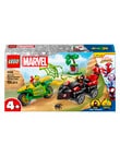 LEGO Spider-Man Spin and Electro Dinosaur Vehicle Chase, 11198 product photo View 02 S