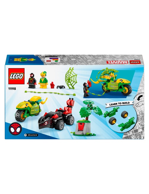 LEGO Spider-Man Spin and Electro Dinosaur Vehicle Chase, 11198 product photo View 07 L