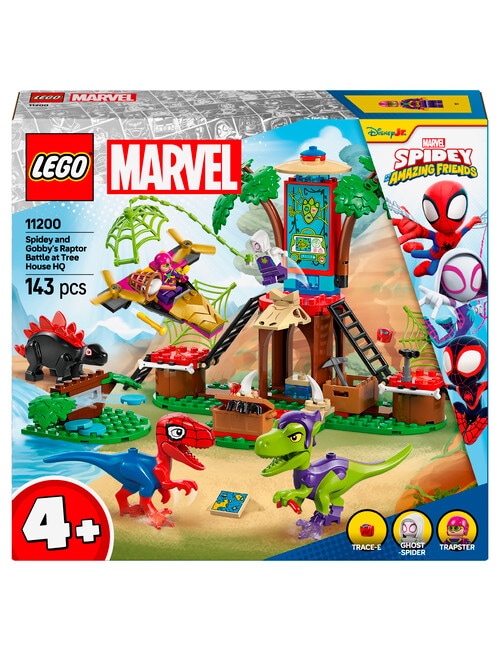 LEGO Spider-Man Spidey and Gobby's Raptor Battle at Tree House HQ, 11200 product photo View 02 L