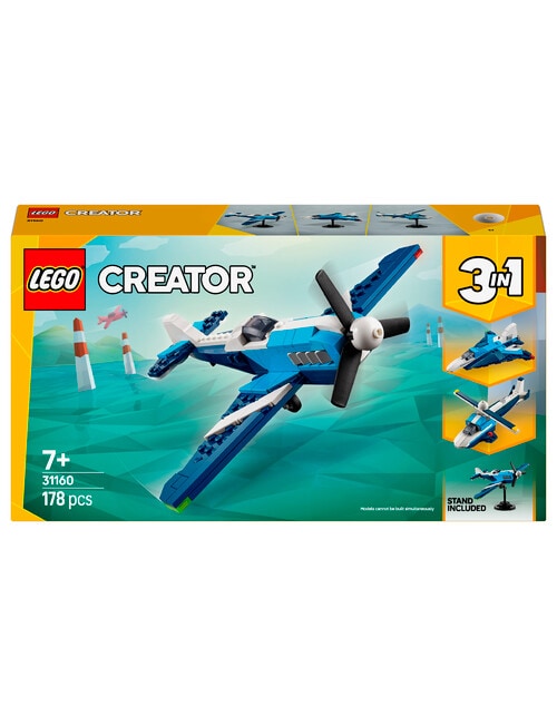 LEGO Creator 3-in-1 Aircraft: Race Plane, 31160 product photo View 02 L