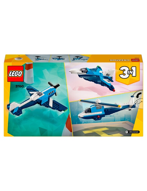 LEGO Creator 3-in-1 Aircraft: Race Plane, 31160 product photo View 08 L