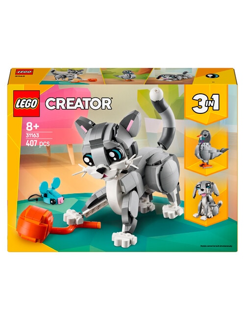 LEGO Creator 3-in-1 Playful Cat, 31163 - Lego & Construction