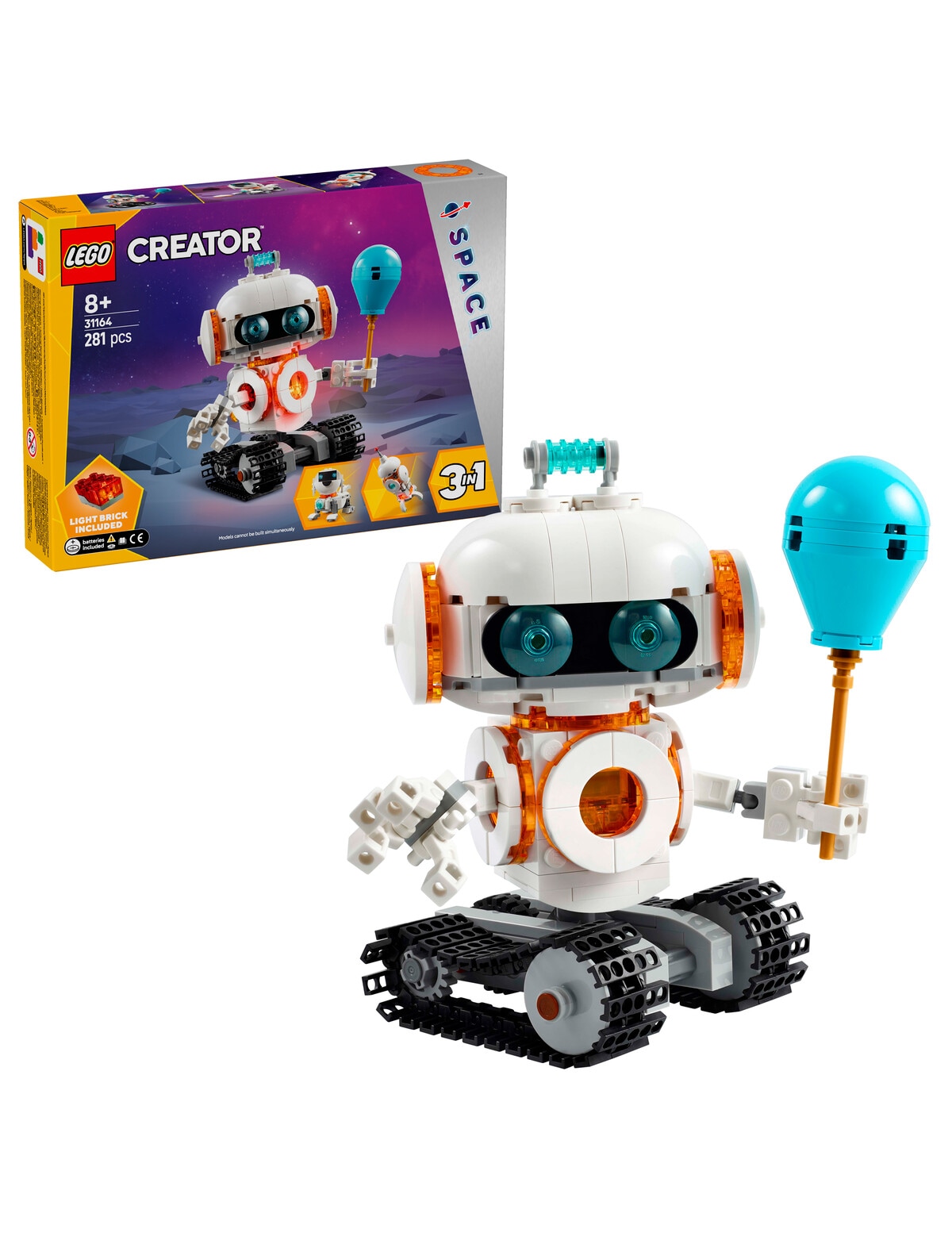 LEGO Creator 3-in-1 Space Robot, 31164 Lego Construction