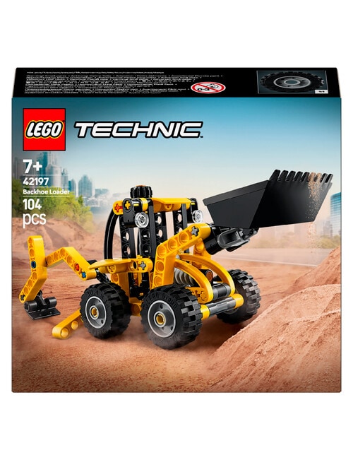 LEGO Technic Backhoe Loader, 42197 product photo View 02 L