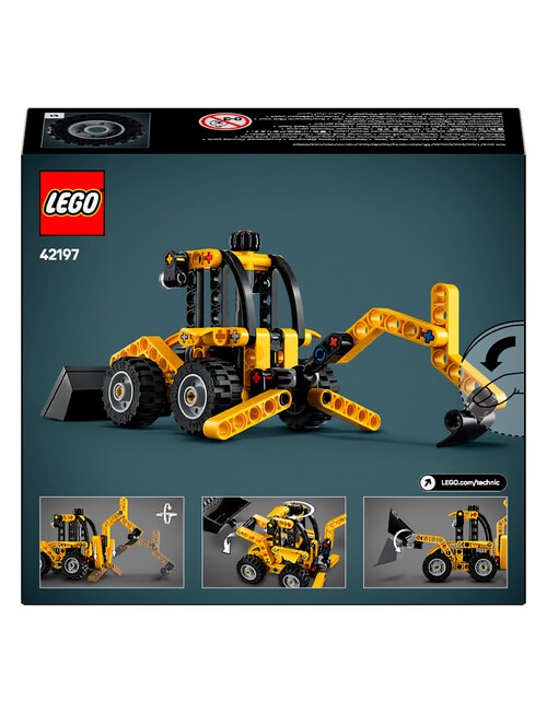 LEGO Technic Backhoe Loader, 42197 product photo View 07 L