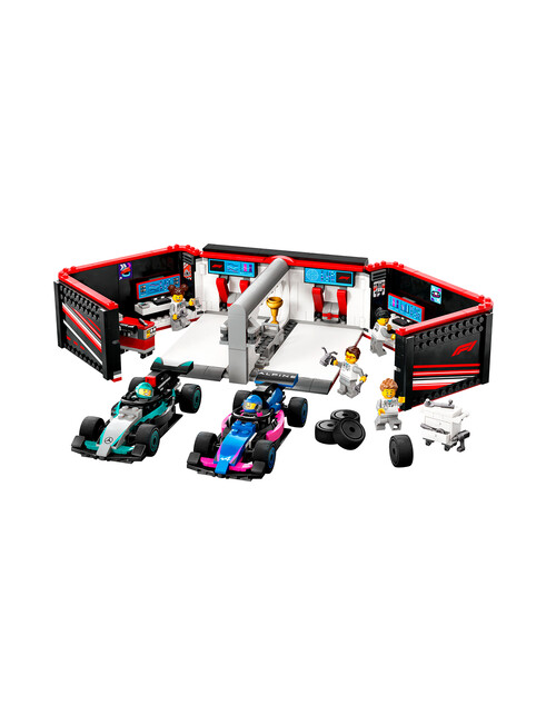 LEGO City F1® Garage & Mercedes-AMG & Alpine Cars, 60444 product photo View 03 L