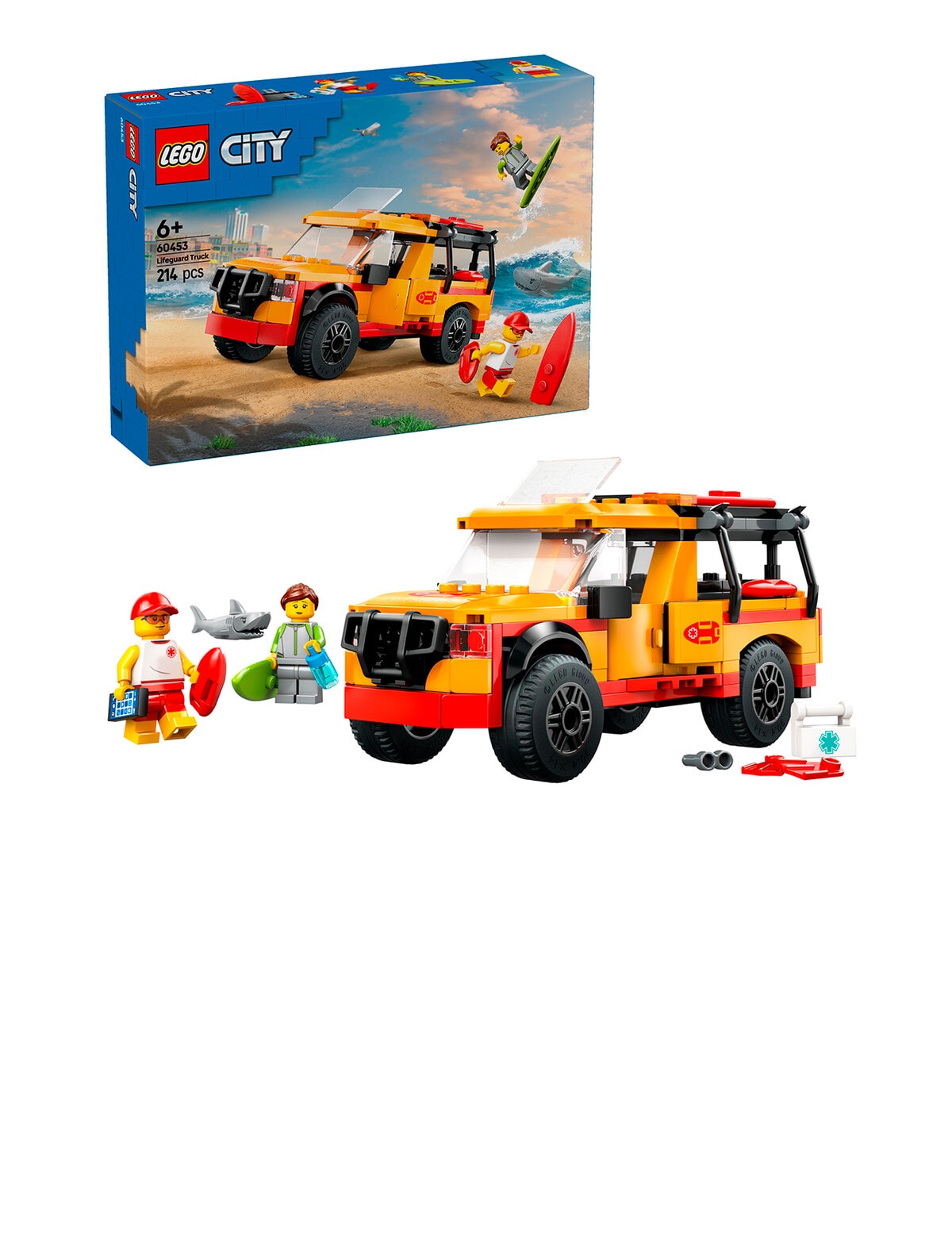 LEGO City Lifeguard Beach Rescue Truck, 60453 - Lego & Construction