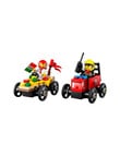 LEGO City Pizza vs. Fire Truck Race Car Pack, 60458 product photo View 03 S