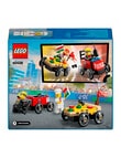 LEGO City Pizza vs. Fire Truck Race Car Pack, 60458 product photo View 05 S