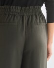 Whistle Sport Stripe Jog Pant, Short Length, Dark Olive product photo View 06 S