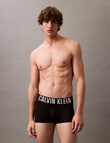 Calvin Klein Intense Power Low Rise Micro Trunk, 3-Pack, Blue, Black & Grey product photo View 02 S