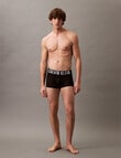Calvin Klein Intense Power Low Rise Micro Trunk, 3-Pack, Blue, Black & Grey product photo View 04 S