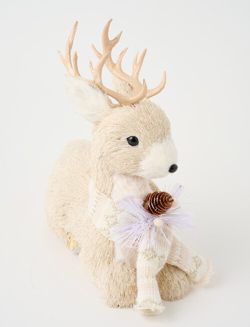 Christmas Shop Sitting Deer product photo View 02 L