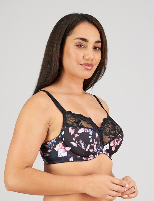 Fayreform Wild Violet Underwire Bra, Folklore, DD-G product photo View 03 L