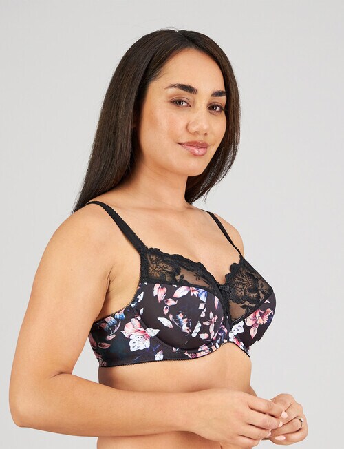 Fayreform Wild Violet Underwire Bra, Folklore, DD-G product photo View 03 L