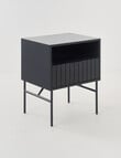 Haven Furniture Siena Bedside Table, Slate product photo