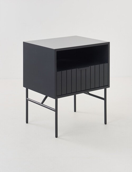 Haven Furniture Siena Bedside Table, Slate product photo