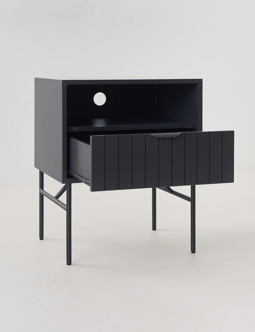 Haven Furniture Siena Bedside Table, Slate product photo View 05 L