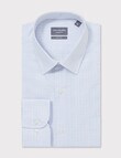 Van Heusen Mid Check Classic Long Sleeve Shirt, Blue product photo View 03 S