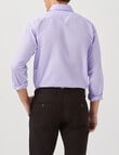 Van Heusen Poplin Tailored Long Sleeve Shirt, Navy product photo View 02 S