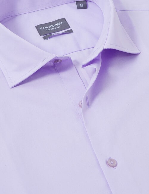 Van Heusen Poplin Tailored Long Sleeve Shirt, Navy product photo View 04 L