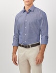 Van Heusen Gingham Check Classic Shirt, Navy product photo