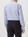 Van Heusen Mid Check Tailored Long Sleeve Shirt, Blue product photo View 02 S
