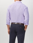 Van Heusen Mini Check Classic Shirt, Lilac product photo View 02 S