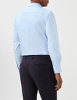 Van Heusen Dash Print Tailored Long Sleeve Shirt, Sky product photo View 02 S