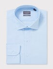 Van Heusen Dash Print Tailored Long Sleeve Shirt, Sky product photo View 03 S