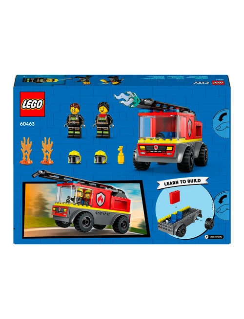 LEGO City Fire Ladder Truck, 60463 product photo View 05 L