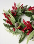 Christmas Shop Faux Wreath, Red Berry product photo View 02 S