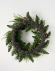 Christmas Shop Faux Wreath, Red Berry product photo View 03 S