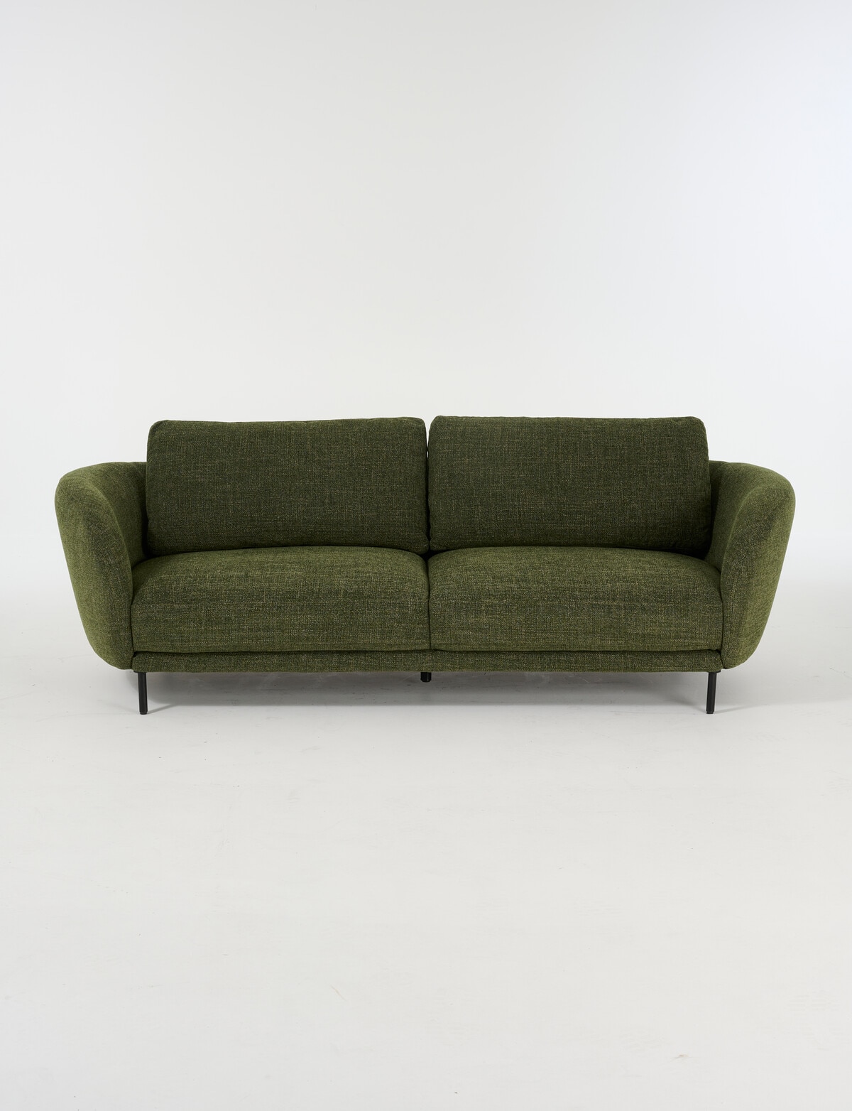 LUCA Furniture Milan Fabric 3 Seater Sofa - Sofas