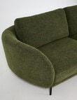 LUCA Furniture Milan Fabric 3 Seater Sofa product photo View 05 S