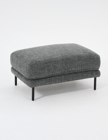 LUCA Furniture Milan Fabric Ottoman product photo