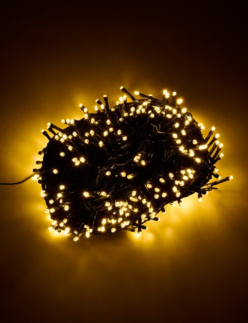 Christmas Shop 450 LED String Lights, Warm White or Multicolour product photo