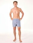 Mitch Dowd Stripes Cotton Boxer Shorts, 3-Pack, Blue & Grey product photo View 05 S