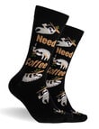 Mitch Dowd Coffee Bamboo Crew Socks, 2-Pack, Black & Brown, Assorted product photo View 03 S