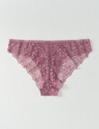 Lyric Marlene Lace Bikini Brief, Violet product photo View 02 S