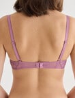 Lyric Marlene Lace Underwire Bra, Violet, B-DD product photo View 02 S