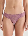 Lyric Marlene Lace G String Brief, Violet product photo