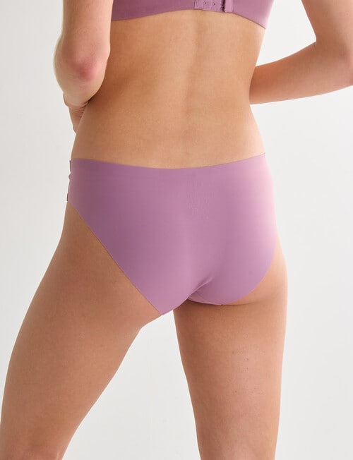 Lyric Laser Bikini Brief, Violet product photo View 02 L